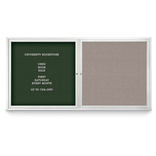 Corkboard, 36"x36", Black/Bronze